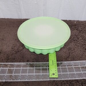 Vintage Tupperware Jel-N-Serve Jello Mold Mint Green 1202 3 Piece‎ Set 1970s
